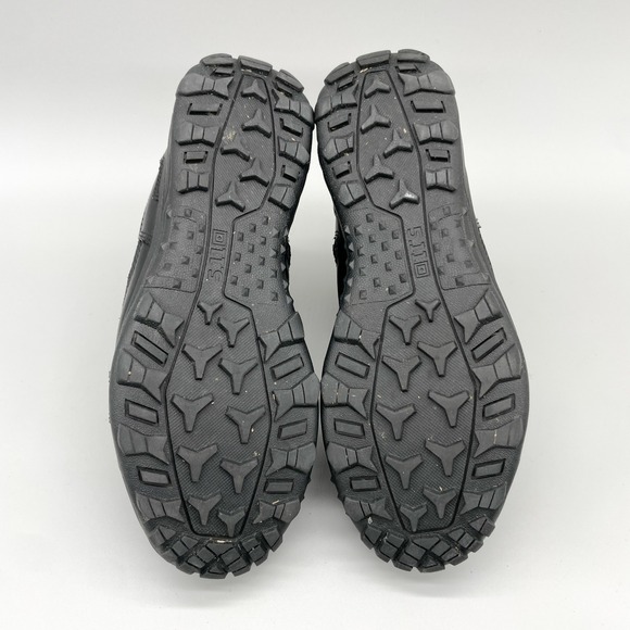 5.11 Tactical A/T 6 Zip Boots Black Leather Mens 10.5 GCB Military Work Shoes main image 11